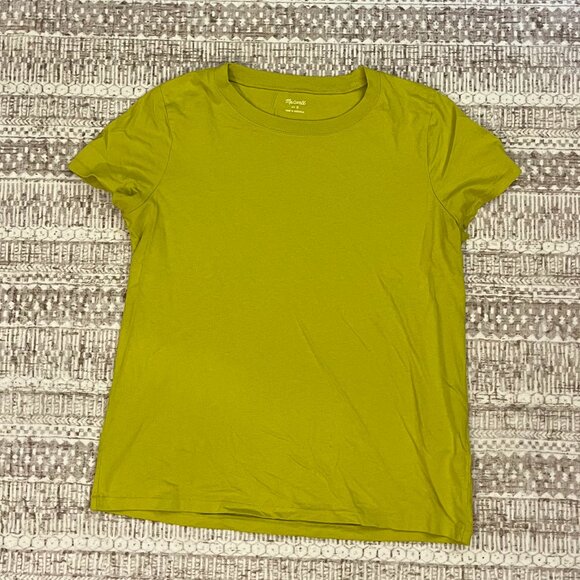 Madewell Tops - Madewell Northside Vintage Tee Top Chartreuse Size S